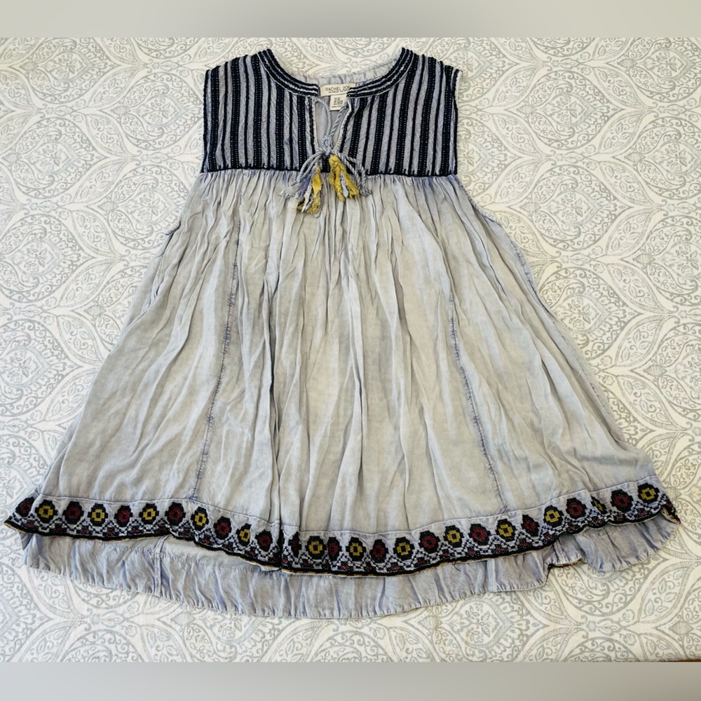 Rachel Zoe Embroidered Babydoll Tank 2x